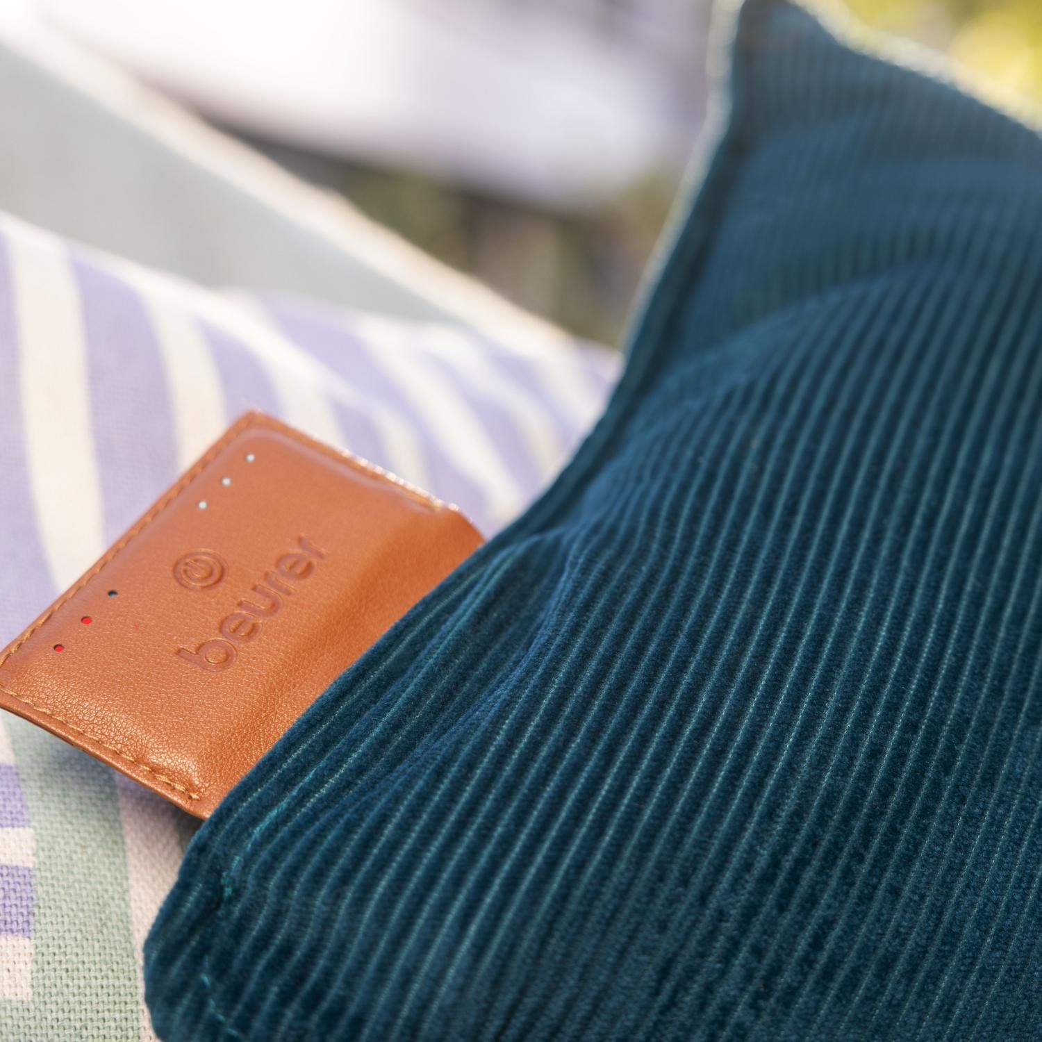 Акумуляторна електрогрілка-подушка HK 77 Heaty Celestial-green