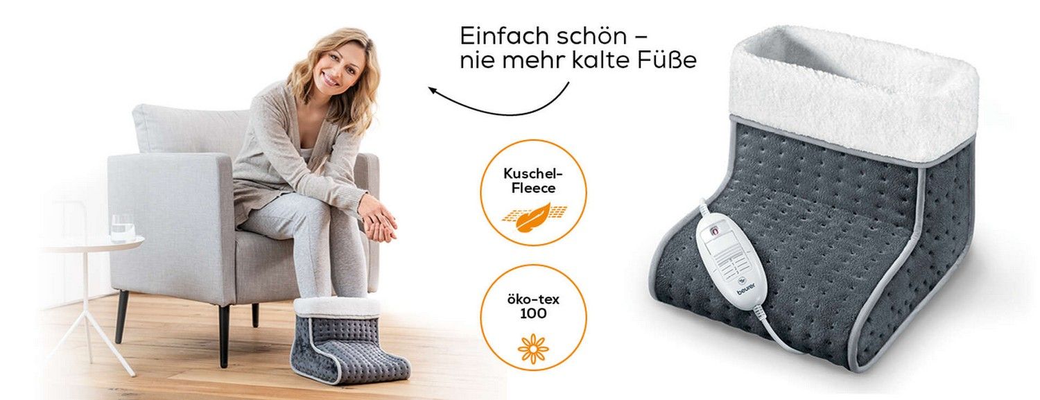 Beurer Электрогрелка для ног FW 20 Grey - изображение 3