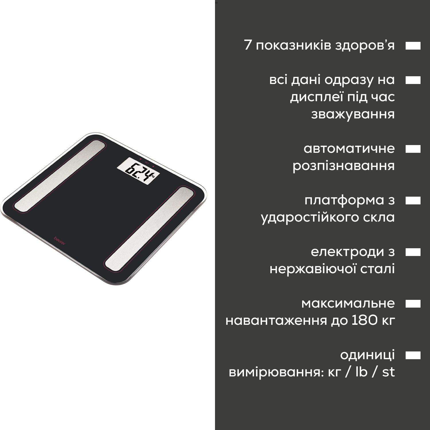 Діагностичні ваги Beurer BF 183 RIPE CHERRY