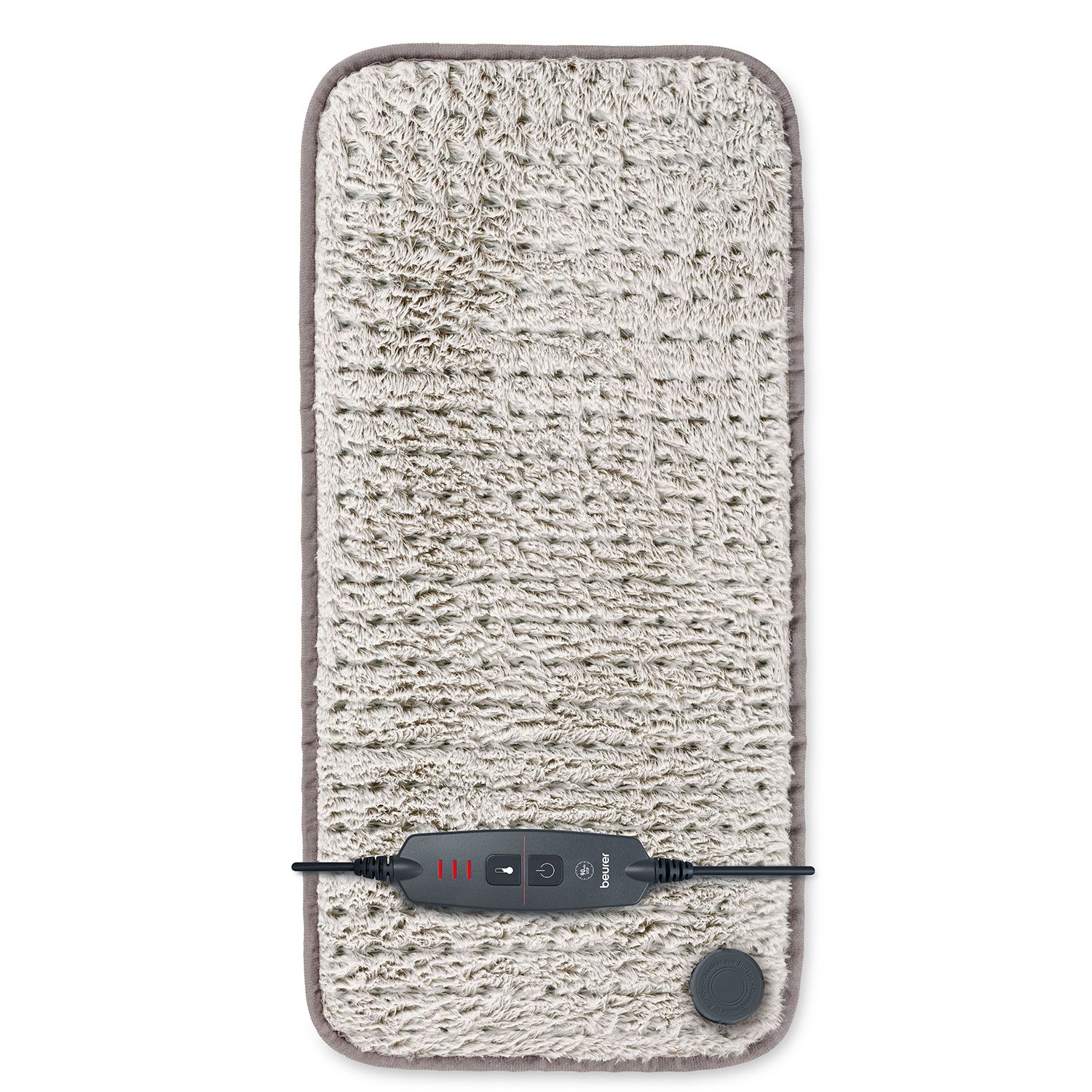 Електрогрілка Beurer HK 126 XXL Nordic Taupe, 60 × 30 см + 3 температурні рівні