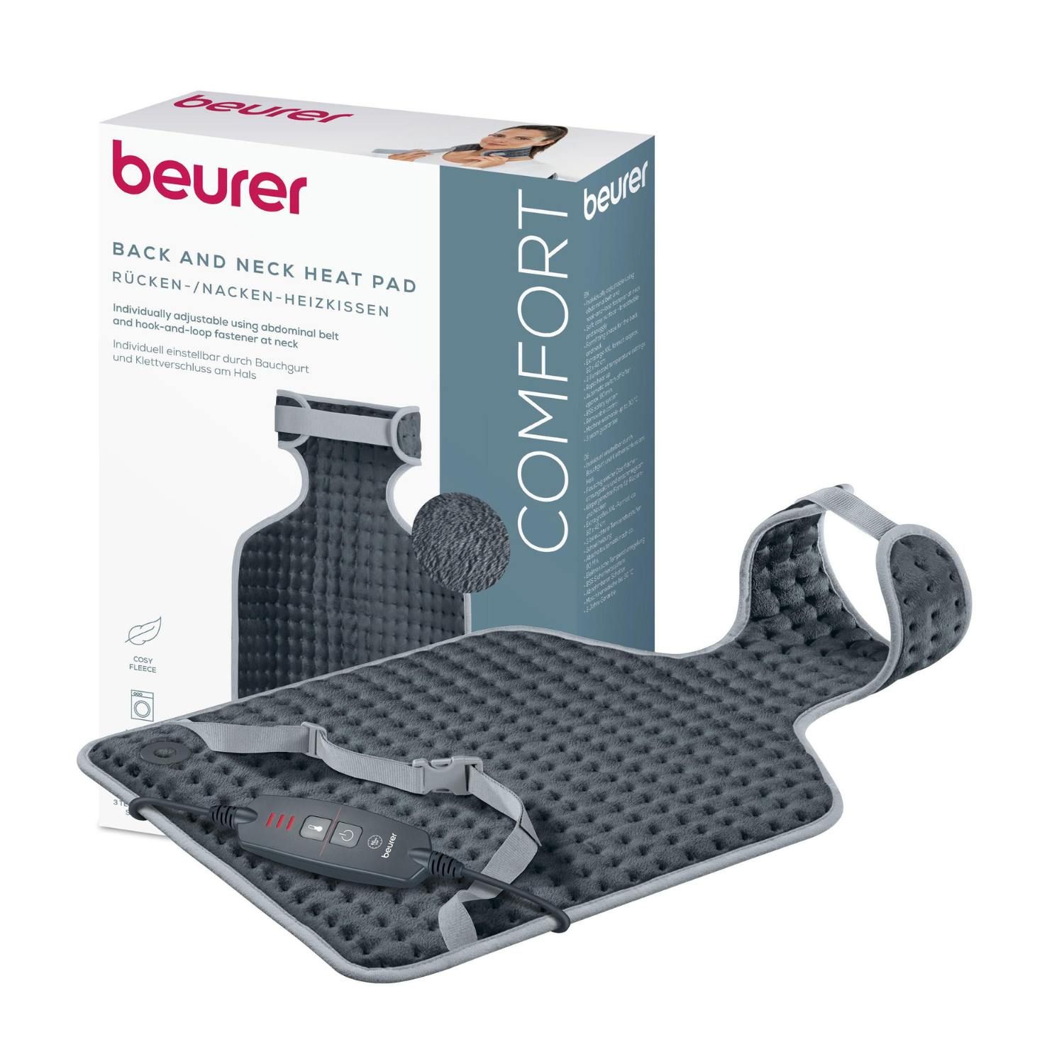 Електрогрілка для шиї та спини Beurer HK 64 Cosy Grey