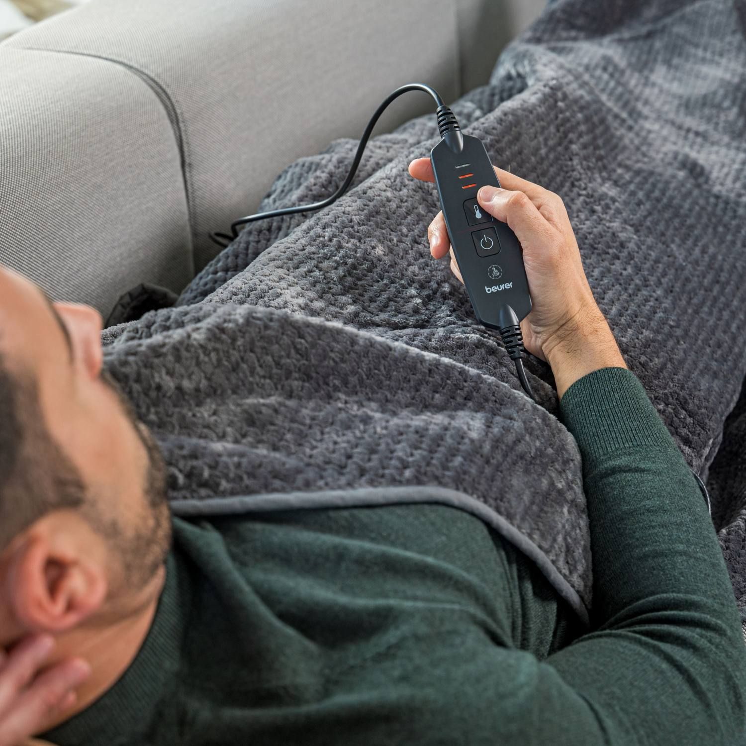 Ковдра з обігрівом HD 65 Dark Grey